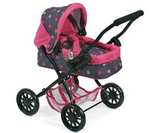 Bayer Chic 2000 555 82 muñeca Carro Smarty, Estrellas Rosa
