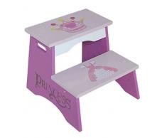 Kiddi Style Taburete Infantil Princesas - Madera - par ninos