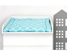 KRFTKIDS Accesorio para cambiador, compatible con la cómoda Malm, color blanco liso