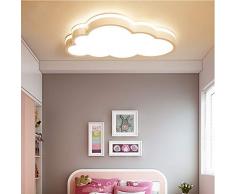 BEHWU LED Techo de la nube, techo de 360 °, para niños y niñas Lámpara de techo de dormitorio de Nursery (Regulable, Tamaño: 50 * 5.7CM 2160 Lúmenes)