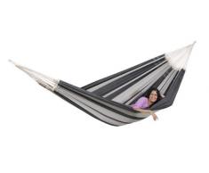 AMAZONAS Paradiso Silver-Hamaca, Multicolor, Gris Plateado Blanco, 250x175x2 cm