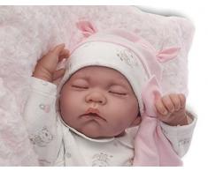 Muñecas Antonio Juan - Muñeca Luna acostadita, Color Rosa (3348)