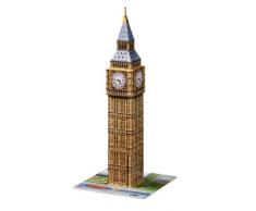 Ravensburger- Big Ben 3D Puzzle, 216pc, Color marrón, Amarillo, Gris, 27.2 x 19.3 x 6.9 (646607)