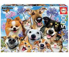 Educa Borrás-Serie Puzzle 500 piezas, Fun in the sun selfie, multicolor, 17983