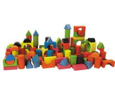 HEROS 100088001 - Bloques de madera para construcción (75 piezas)