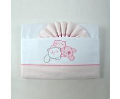 PEKITAS Bebe Juego De Sábanas Tipo Franela Conjunto 3 Pcs Cuna 60X120 CM 100% Algodón HECHO EN PORTUGAL