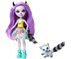 Enchantimals - Muñeca Larissa Lemur con Mascota Ringlet (Mattel GFN44)