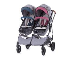 Chipolino, cochecito de hermano, nuevo Twin Duo Smart Cesta plegable de Birth Niña