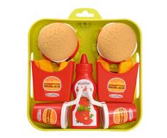 100% Chef-957 Bandeja Hamburguesas, Multicolor (Smoby 957)