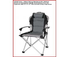 Novedad - Outdoor - FREIZEIT-REISE-SET - el regalo perfecto STABIELO - Holly - cabeza acolchada relax Silla plegable con reposabrazos de aluminio - REISE-SET - sombrilla - playa sunny Holly STABIELO - Camping - Tiempo libre pantalla