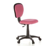hjh OFFICE 670100 KIDDY TOP Silla para niños y silla giratoria, tejido en malla rosa