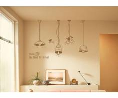 Vinilo decorativo pegatina pared, cristal, puerta (Varios colores a elegir)-lamparas