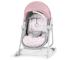 Kinderkraft Columpio Bebé UNIMO 2020, 5 en 1, Balancín, Silla, Cuna, Rosa