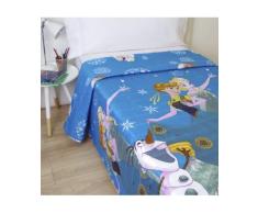 10XDIEZ Colcha Verano Frozen 2 - Medidas colchas/edredones - Cama de 90cm