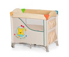 Hauck Sleep N Care - Minicuna, medidas 87 x 56 x 78 cm, cuna de viaje, incluido colchon base, con bolsas de almacenaje, plegado y transporte fácil, incluido bolso transporte, beige