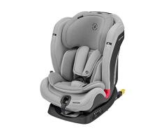 Maxi-Cosi Titan Plus Silla Coche bebé grupo 1/2/3 isofix, 9 - 36 kg, silla auto bebé reclinable con reductor y Clima Flow para el control de la temperatura, crece con el niño 9 meses- 12 años, gris