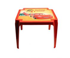 Disney AR381/11154 - Mesa Infantil, 50 x 50 x 45 cm, Color Rojo