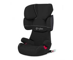 Cybex Solution X-Fix - Silla de coche grupo 2/3, para coches con ISOFIX, 15-36kg, Negro (Pure Black)