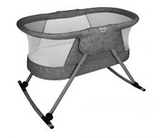 Plastimyr Ivoly - Minicuna plegable, color gris