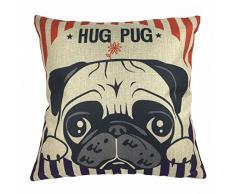 Come2buy - máquina de algodón de la silla sofá de tiro almohada cojín decorativo dípticas no incluido, algodón, multicolor, 18inches