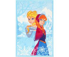 Disney Alfombra Disney A.L. Frozen Cielo/Multicolor 80 x 140 cm