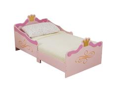 KidKraft- Estructura de cama, de madera, estilo de princesa, para niñas, mobiliario de dormitorio , Color Rosa (76139)