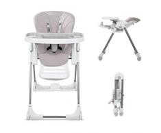 Babify Trona de bebé Evolutiva Comfort Plus. Reclinable, Ajustable con Plegado Compacto. Doble bandeja. Cojín ultrasoft