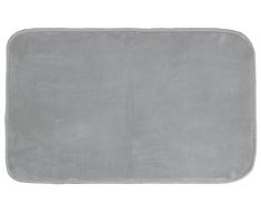 Douceur dIntérieur - 1603052, Tapete Terciopelo Rectangulo, 50 X 80 Cm, Louna, Terciopelo, Gris