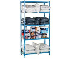Estantería Metálica Kit Maderclick 5/500 Plus azul, 2000x1000x500, 5 estantes, Simonrack