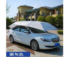 Xljh 400x210cm Paraguas del Coche Protector Solar Sombra Exterior para Exteriores Tienda de campaña Paraguas Sombrilla Cubierta de Techo Impermeable Anti UV,B