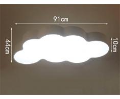 Luces de techo Ali Lámpara de Techo para Niños Moderno Simple Nube LED Salón Dormitorio Luces Kindergarten Parque de Atracciones Dormitorio de los Niños Lámparas de Dibujos Animados (Color : Blanco)