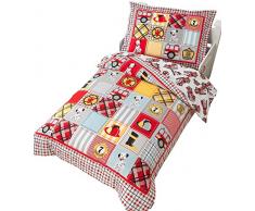 KidKraft 77003 - Ropa de cama infantil, estilo camión de bomberos