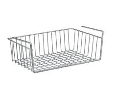 Metaltex - Estante intermedio, Gris metalizado, 40 cm