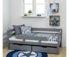 Hoppekids IDA 36 – 1006 – 70 – 07 M Incluye cajonera de Ruedas para Junior/Infantil/Infantil/Cama Infantil, Madera, Gris, 2 Piezas