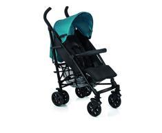 Nurse Silla de Paseo de Plegado Tipo Paraguas, Chasis Aluminio, con Plástico de Lluvia, Color Aquamarine