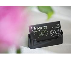 Deflect-o 19200 - Tarjetero de escritorio (hasta 50 tarjetas), color transparente