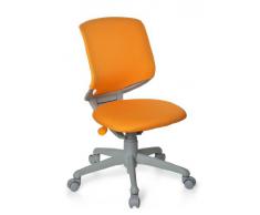 hjh OFFICE KID MOVE GREY - Silla giratoria para niños, color naranja y gris