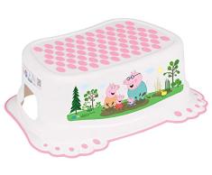 Taburete de paso, seguro, antideslizante, para bebé, niños, para entrenamiento, con capacidad rosa Peppa Pig Pink