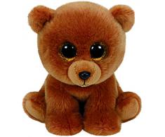 Ty Classics Brownie, oso pardo de peluche, 23 cm, color marrón (90222TY)