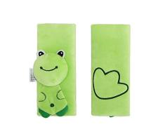 Cochecito de bebé cinturón de protección del hombro Mat verde rana 1 conjunto