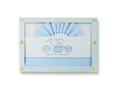 PEKITAS Bebe Juego De Sábanas 3 Piezas Franela Para Cuna 60X120 CM 100% Algodón HECHO EN PORTUGAL