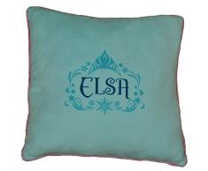 Disney 17601 - Cojín, diseño Elsa, 40 x 40 cm, Color Azul