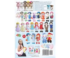 Muñecas con Vestidos: Patrones de Amigurumi en Ganchillo (Patrones de amigurumi en ganchillo de Sayjai)
