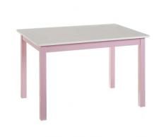 Mesa Infantil Rosa de Madera Moderna para Dormitorio Child - LOLAhome