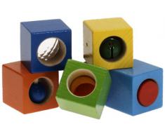 HABA 1192 - Bloques didácticos de Madera de Colores [Importado de Alemania]