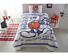 Disney Mickey Mouse único/doble 100% algodón ropa de cama colcha/edredón de Set 3 pcs
