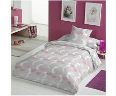 COTTON ARTean Funda Nordica Infantil/Juvenil Reversible LUNITAS. Cama de 105 (180 Ancho x 260 cm Largo)