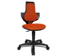 Topstar 71330BC40 Ergo Scool - Silla de Escritorio Infantil y Juvenil, Color Naranja