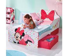 Hello Home Cama Infantil de Madera con Cajón Inferior, Blanco, 142 x 77 x 63 cm