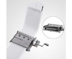 Movimiento de Caja de Música de 30 Nota con Punzón 3 Tiras para Personalizar Música DIY Caja de Música